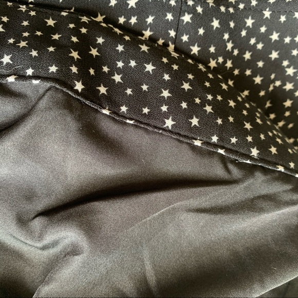 J. Crew printed star mini skirt, black ivory - Picture 9 of 10